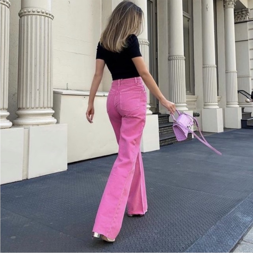 Zara Marine Straight in bold pink size 4 - Picture 6 of 6